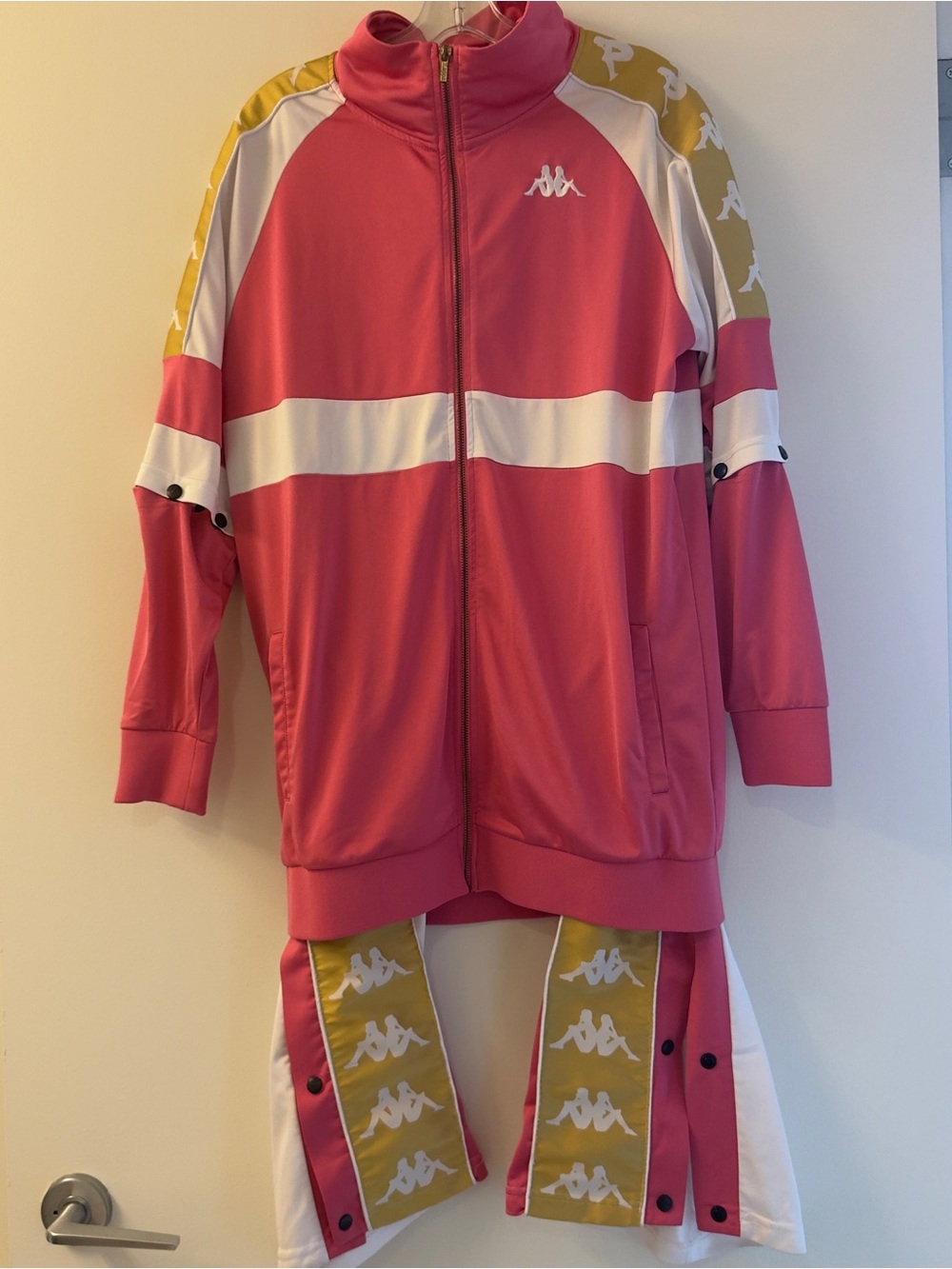 Kappa Pink Track Jacket and Pant Set